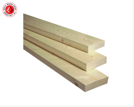 1-in x 4-in x 10-ft SPF Grade 3 & Better Lumber