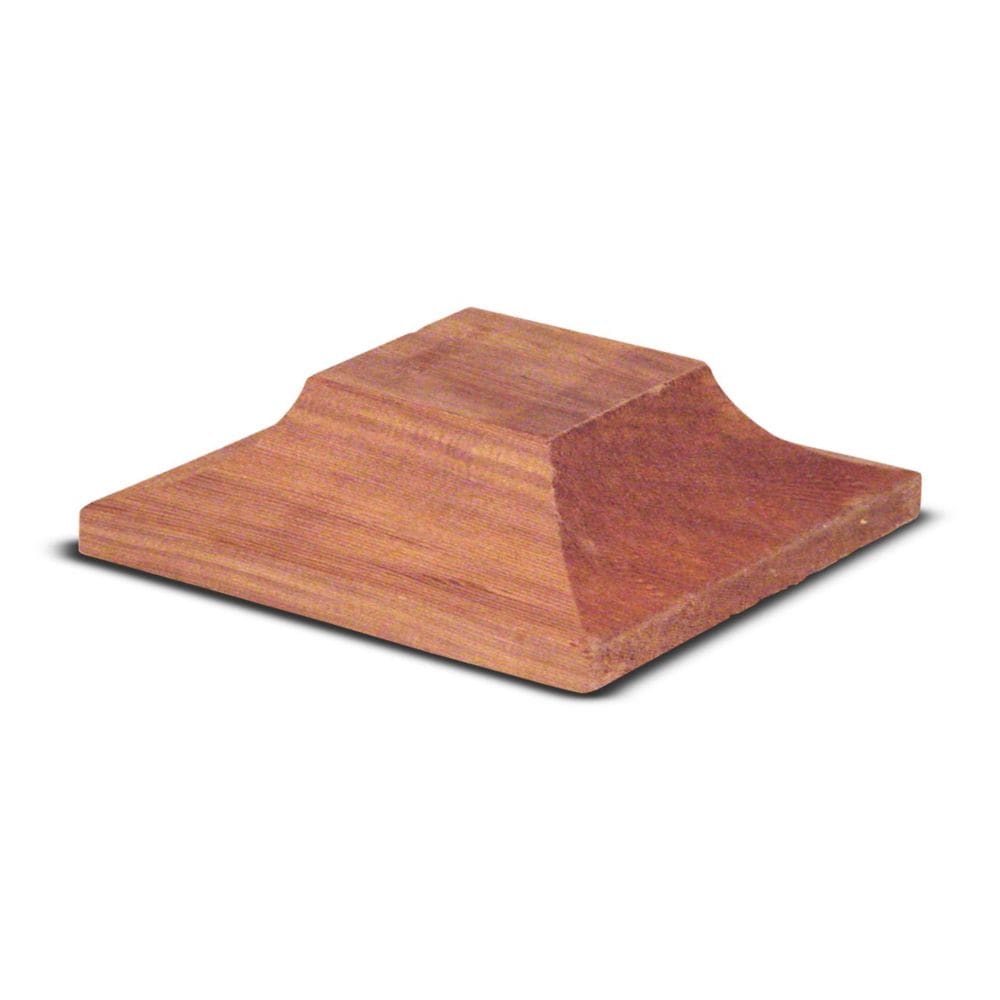 4 x 4" Cedar Flat Post Cap