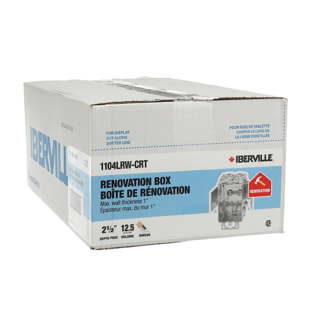 3 x 2 x 2-1/2 D. Gangable 12.5 cu.inch Rectangle Steel Rework Device Box