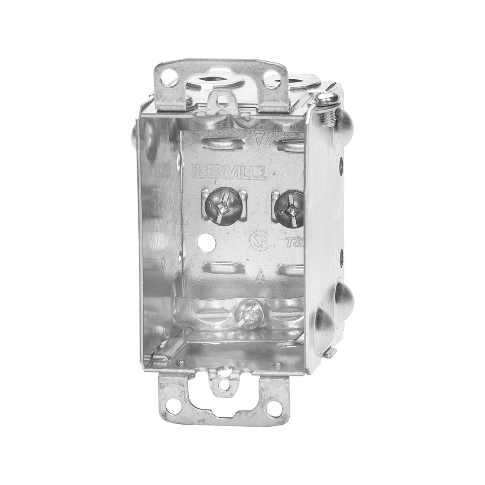 3 x 2 x 2 D. Gangable 10 cu.inch Rectangle Steel Device Box