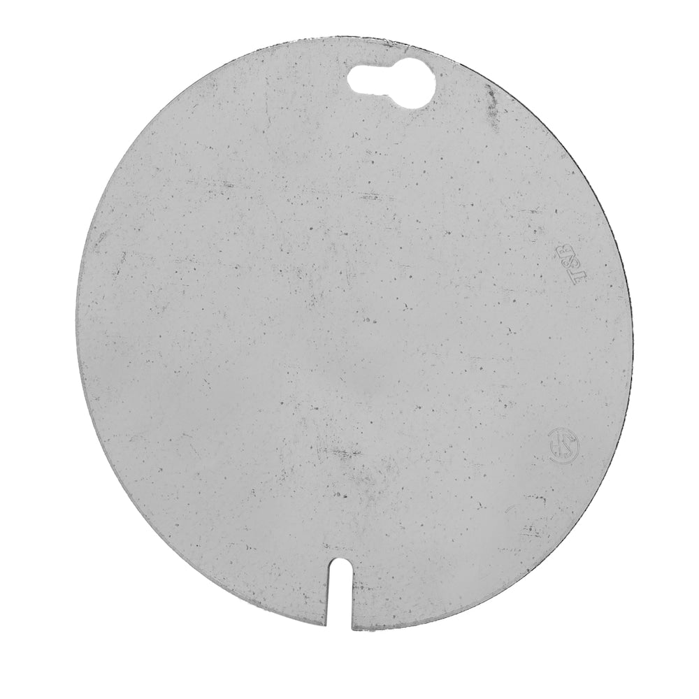 4 in. round flat blank cover