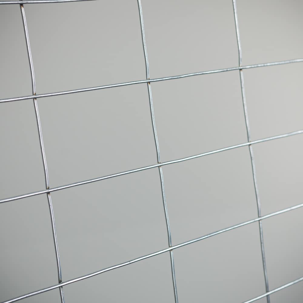 50 ft. L x 36-inch H Welded Wire Galvanized Steel Mesh Netting Fence with 2-inch x 4-inch Mesh