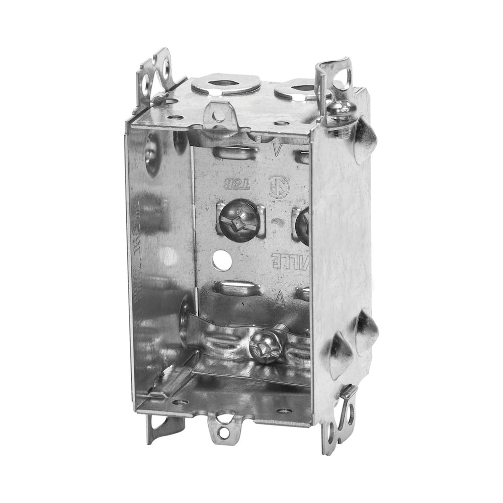3 x 2 x 2 D. Gangable 10 cu.inch Rectangle Steel Device Box