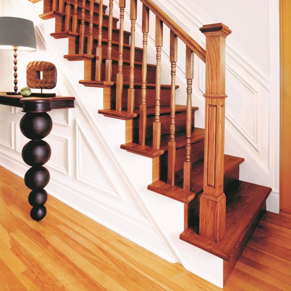 Moulure de plinthe apprêtée en MDF victorien de 5/8 po x 6 1/2 po