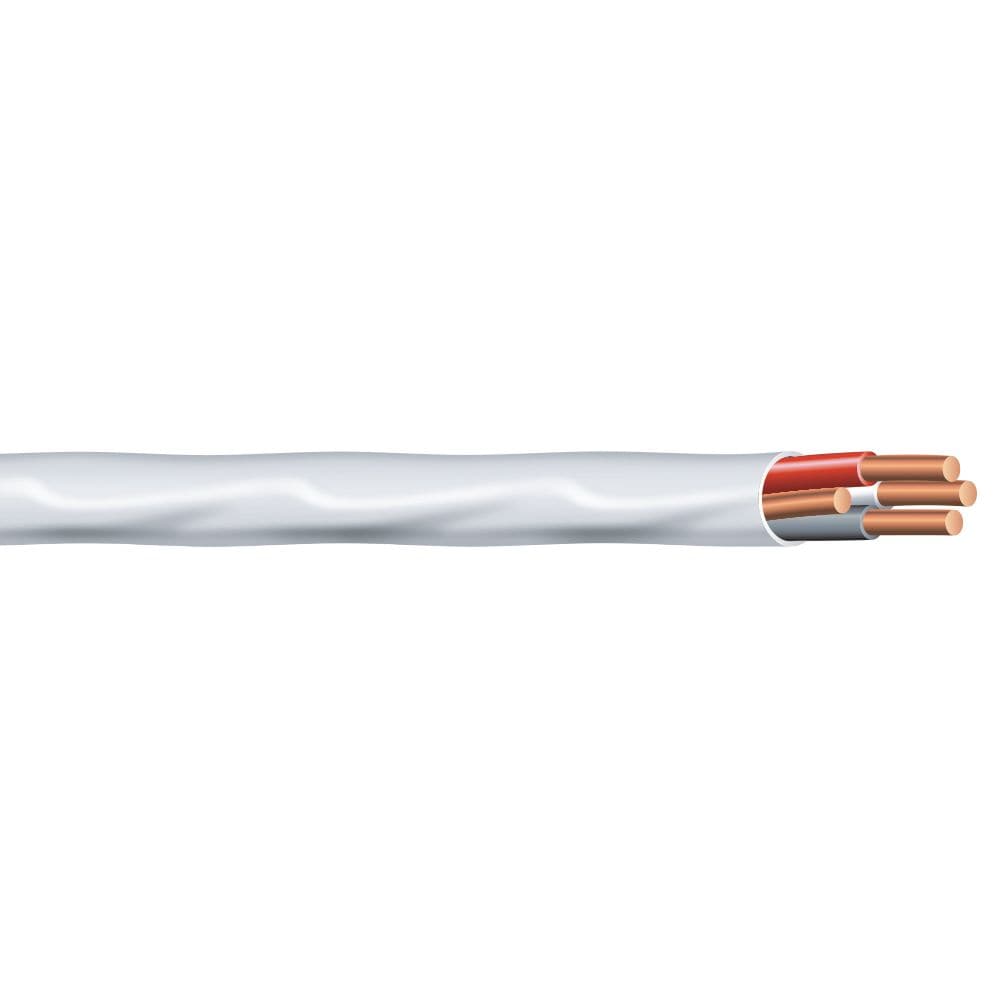 8/3 NMD90 75M Romex SIMpull Electrical Wire - White