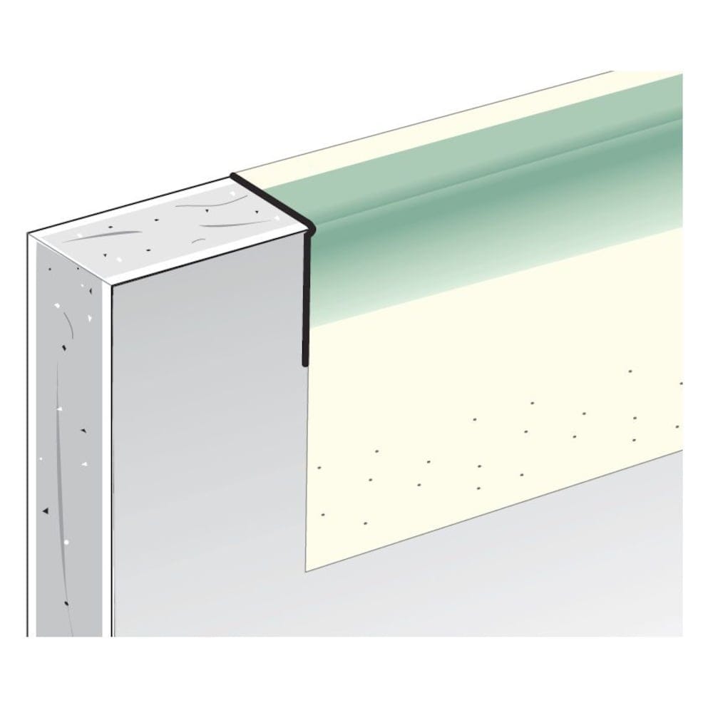 Paper-Faced Metal Trim, 1/2 in. L shape, 8 Ft.
