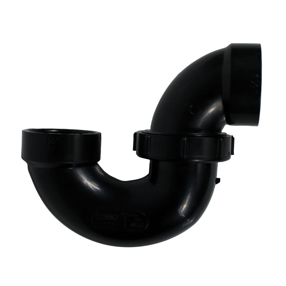 1-1/2-inch ABS P-Trap w/Joint 5/Bag Hub