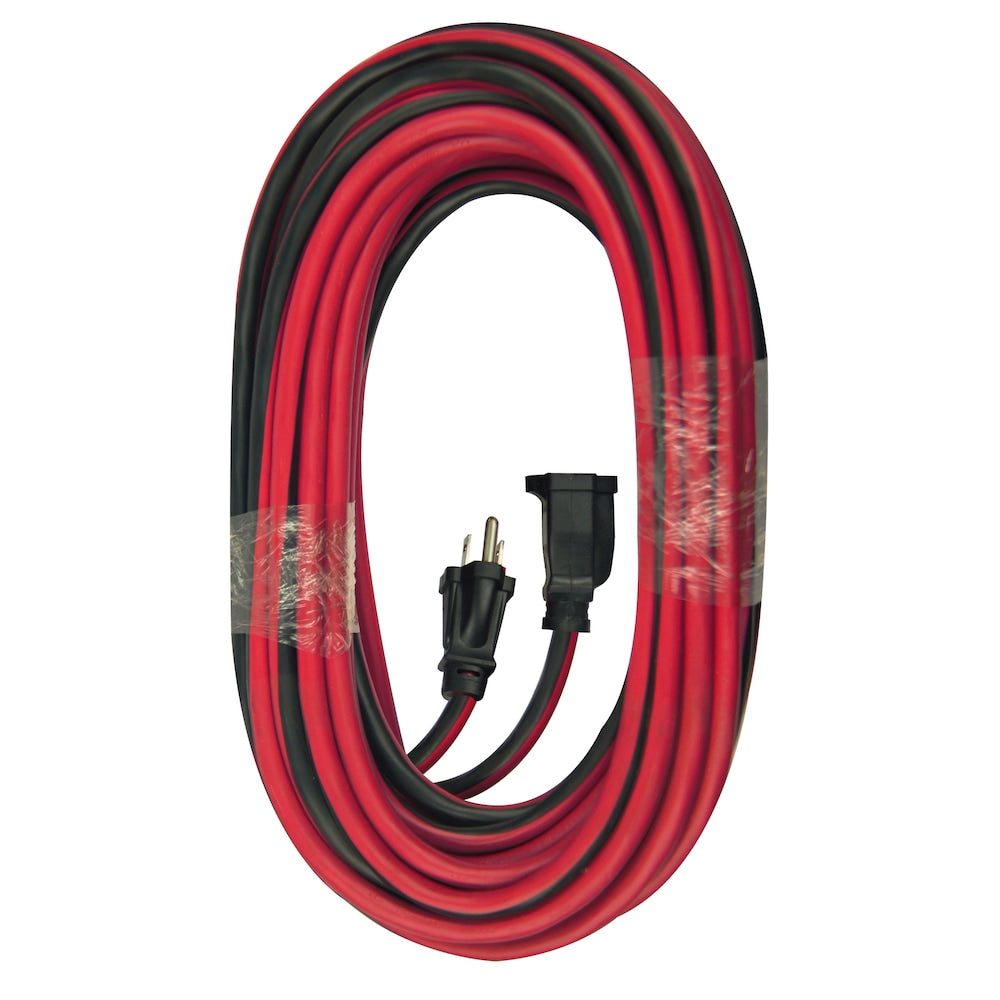 50 ft. 14 Gauge 15 Amps Indoor & Outdoor Medium Duty Extension Cord, Red/Black