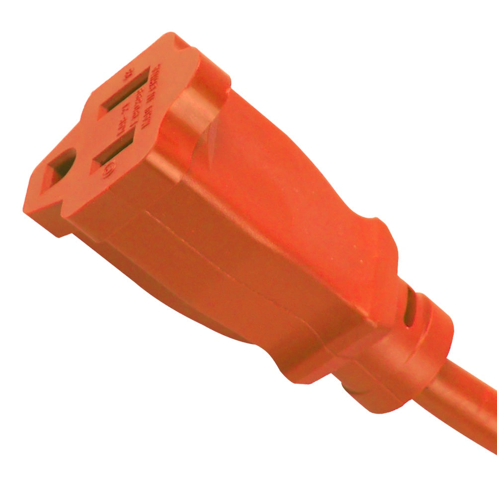 100 ft. 16 Gauge 10 Amps Indoor & Outdoor Light Duty Extension Cord, Orange