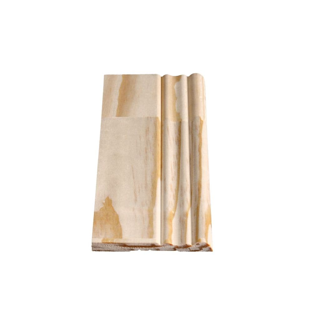 Base coloniale en pin jointé de 5/16 po x 3-1/8 po x (16 pi max.) (prix au pied linéaire)