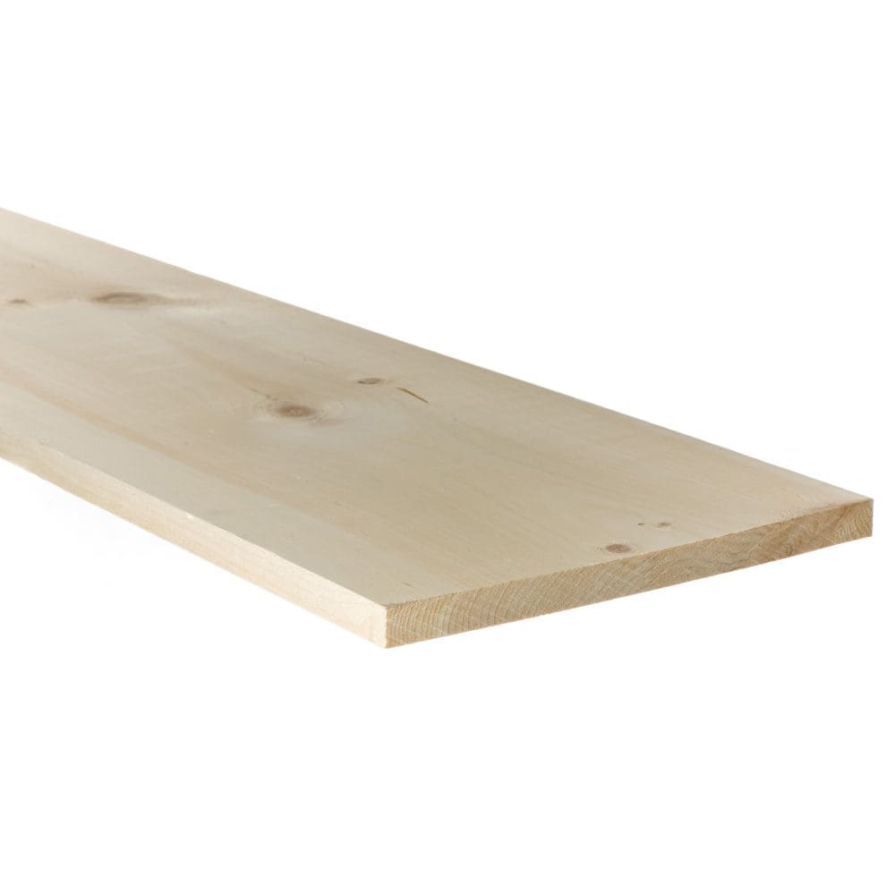 1-inch x 12-inch x 8 ft. Knotty Pine Board