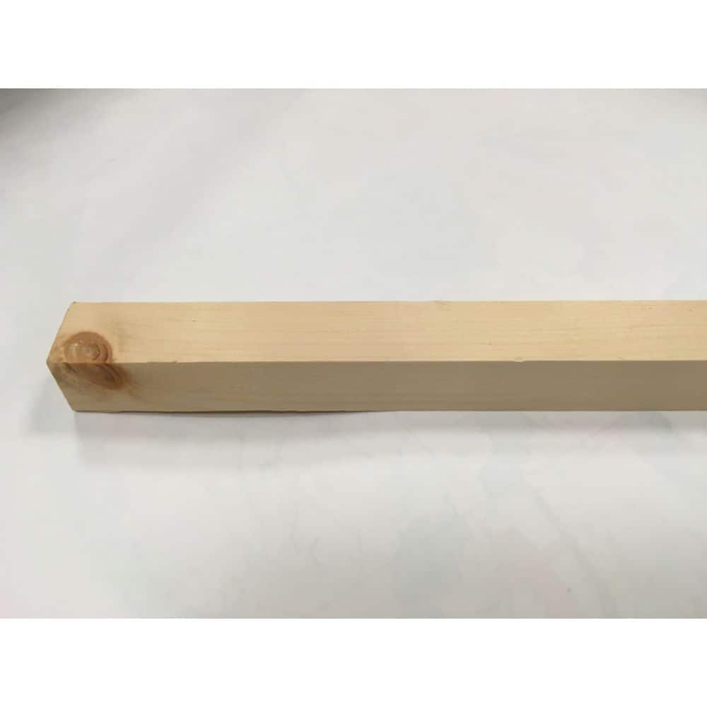 2-inch x 2-inch x 8 ft. Knotty Pine Board