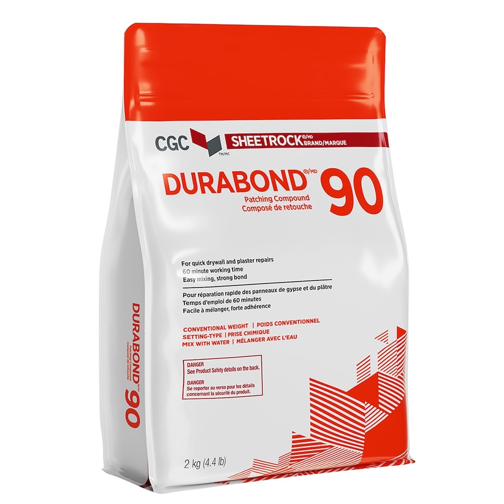 Durabond 90, Setting-Type Patching Compound, 2 kg Bag