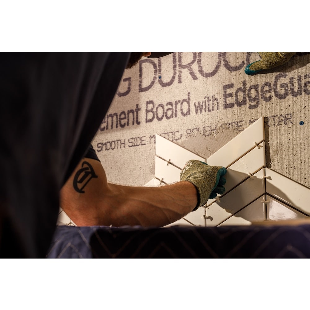 Cement Board with EdgeGuard 1/2-Inch. x 36 inch x 5 ft.