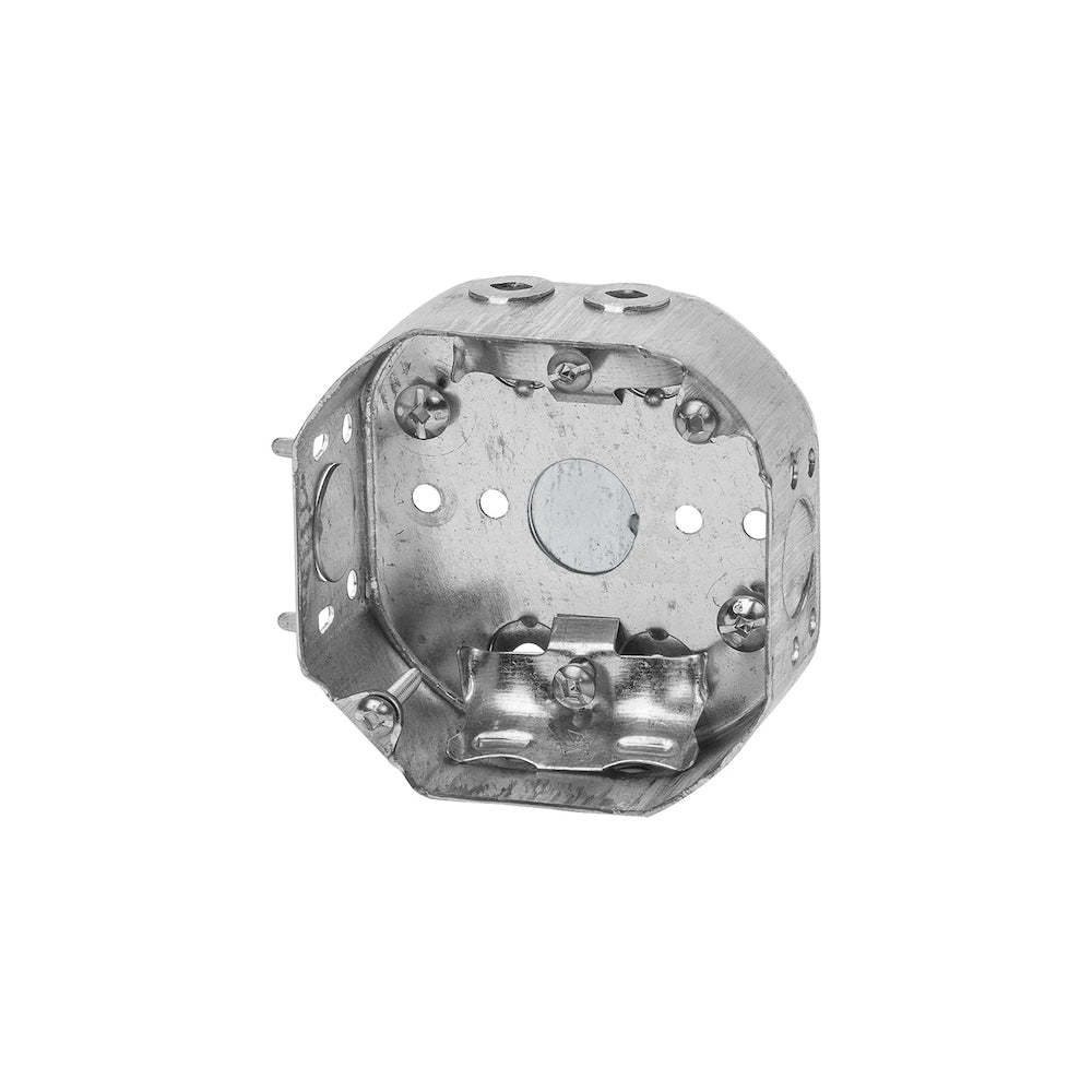 4 x 4 x 1-1/2 D. 15 cu.inch Octagon Steel Ceiling Box (4 Pack)