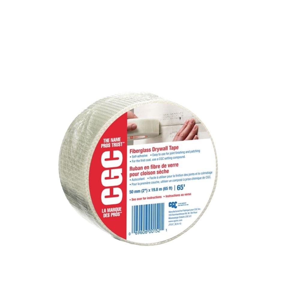 Fiberglass Drywall Tape, 2 in. x 65 Ft. Roll