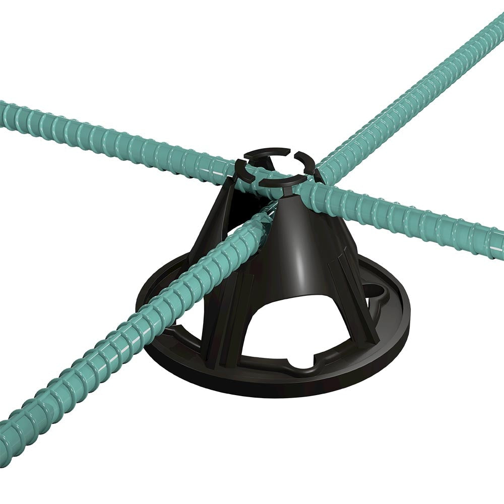 Barres d'armature en acier revêtues d'époxy de 8 pi et 10 m