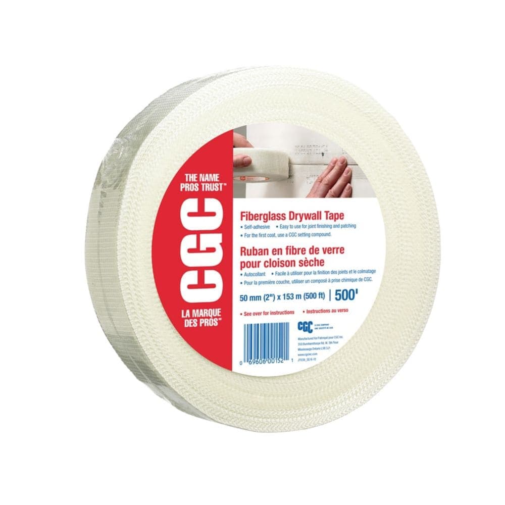Fiberglass Drywall Tape, 2 in. x 500 Ft. Roll