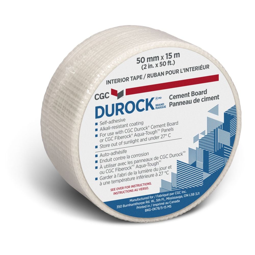 Interior Cement Board Tape, 2 in. x 50 ft. Roll