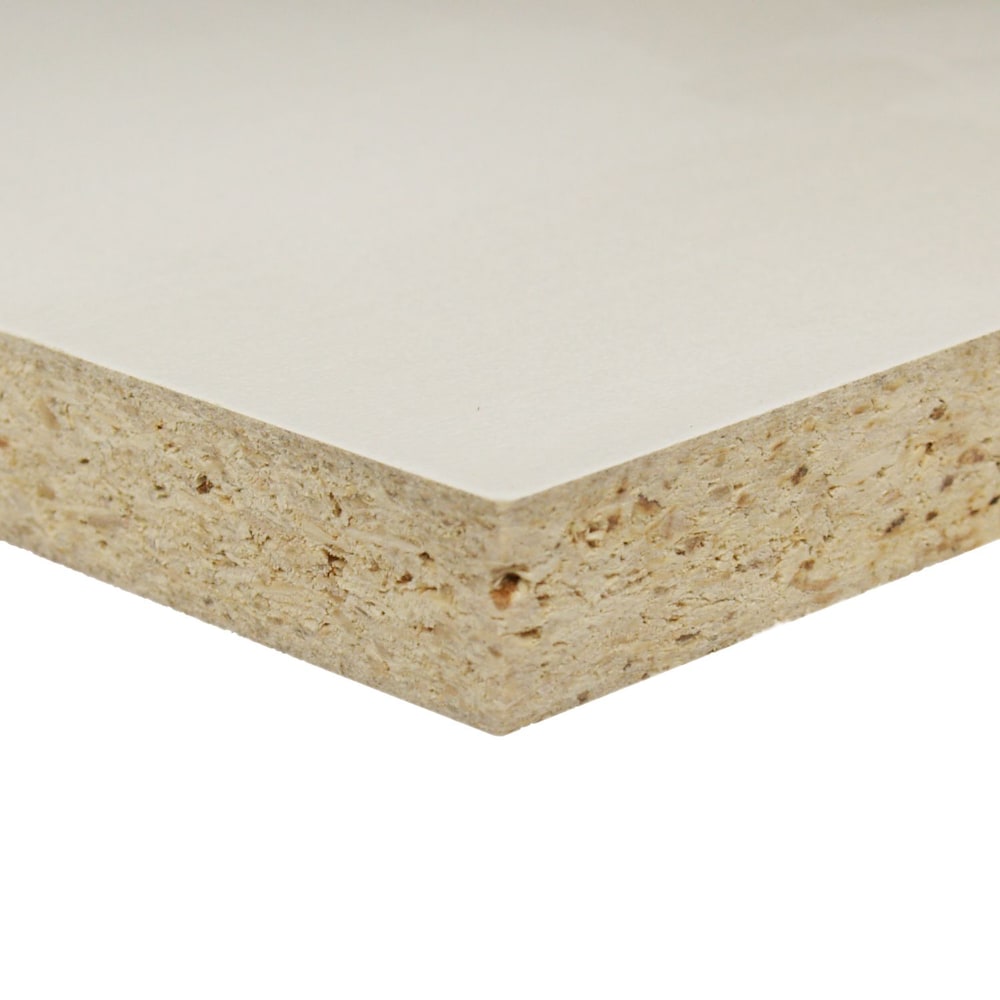 Panneau pratique en mélamine blanche de 5/8 po x 48 po x 48 po