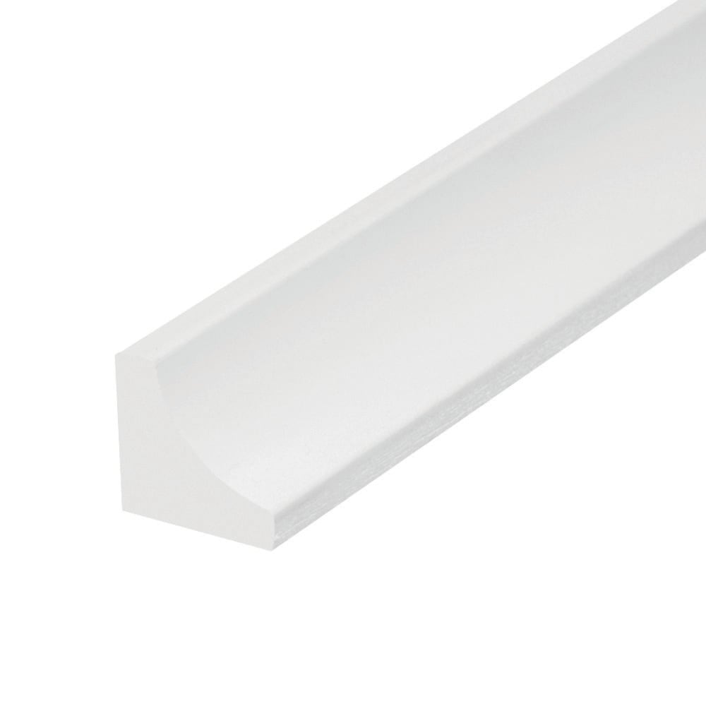 3/4-inch x 3/4-inch x 10 ft. Scotia Cove in White