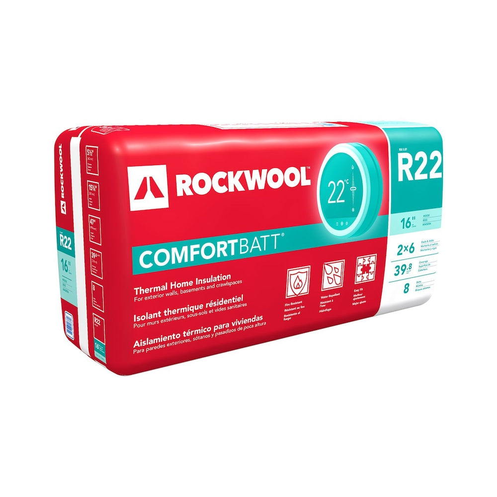 Comfortbatt R22 16 inch O.C. For 2x6 Wood Studs