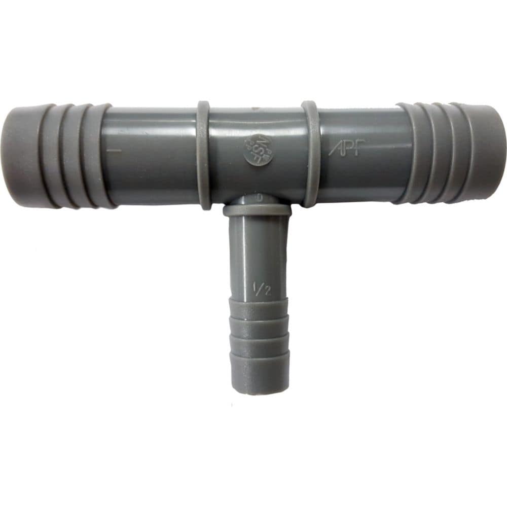 Poly Reducing Tee - 3/4 Inch Ins X 3/4 Inch Ins X 1/2 Inch Ins