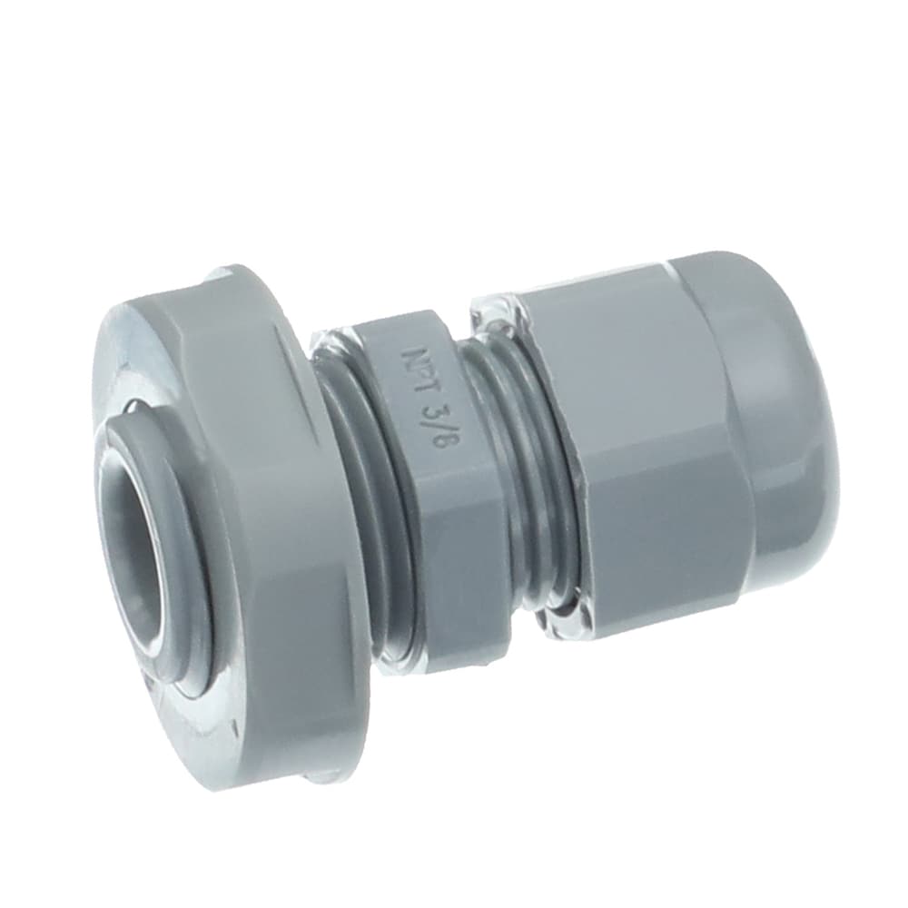 Poignée pour cordon en nylon gris, raccord 3/8 po.