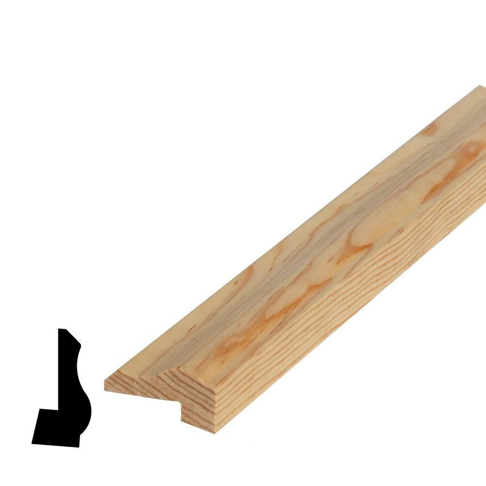 13/16 In. x 1-5/8 In. x 8 Ft. Solid Clear Pine Plycap Moulding