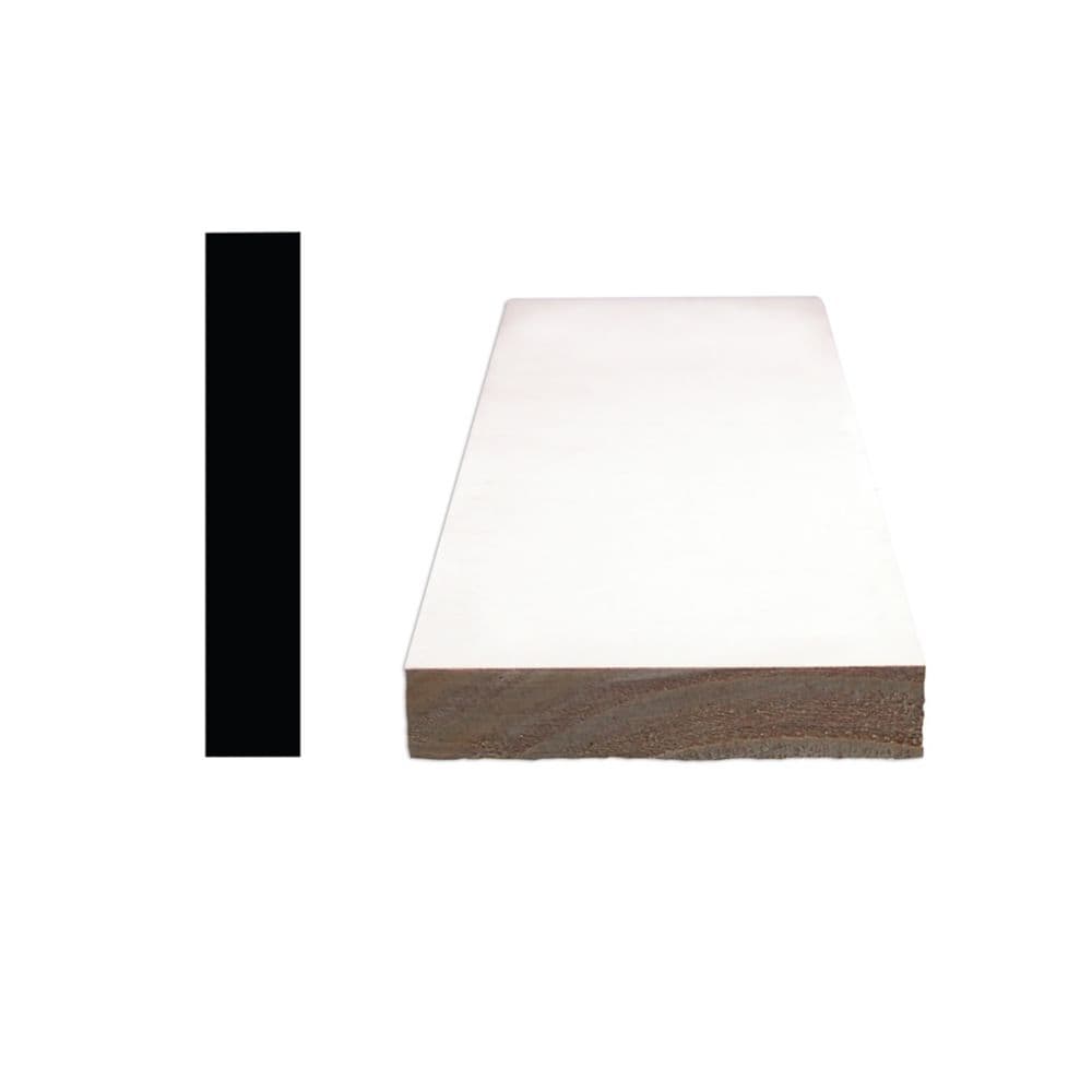 11/16 po. x 3-1/2 po. x 8 pieds. Jointé avec apprêt S4S