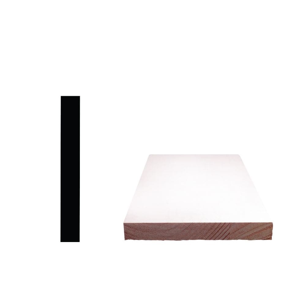 11/16 po. x 5-1/2 po. x 8 pieds. Jointé avec apprêt S4S