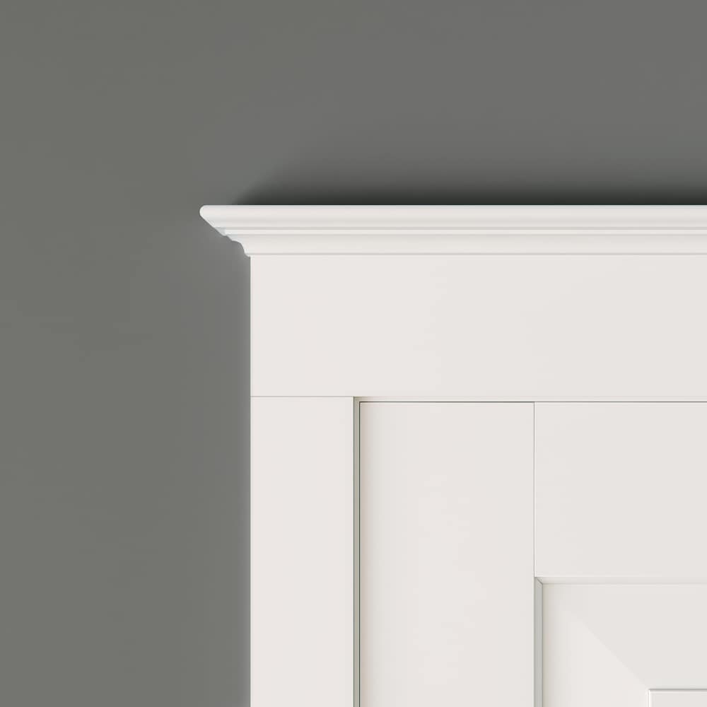 3/8-inch x 1/2-inch x 8 ft. Exterior Bead in White