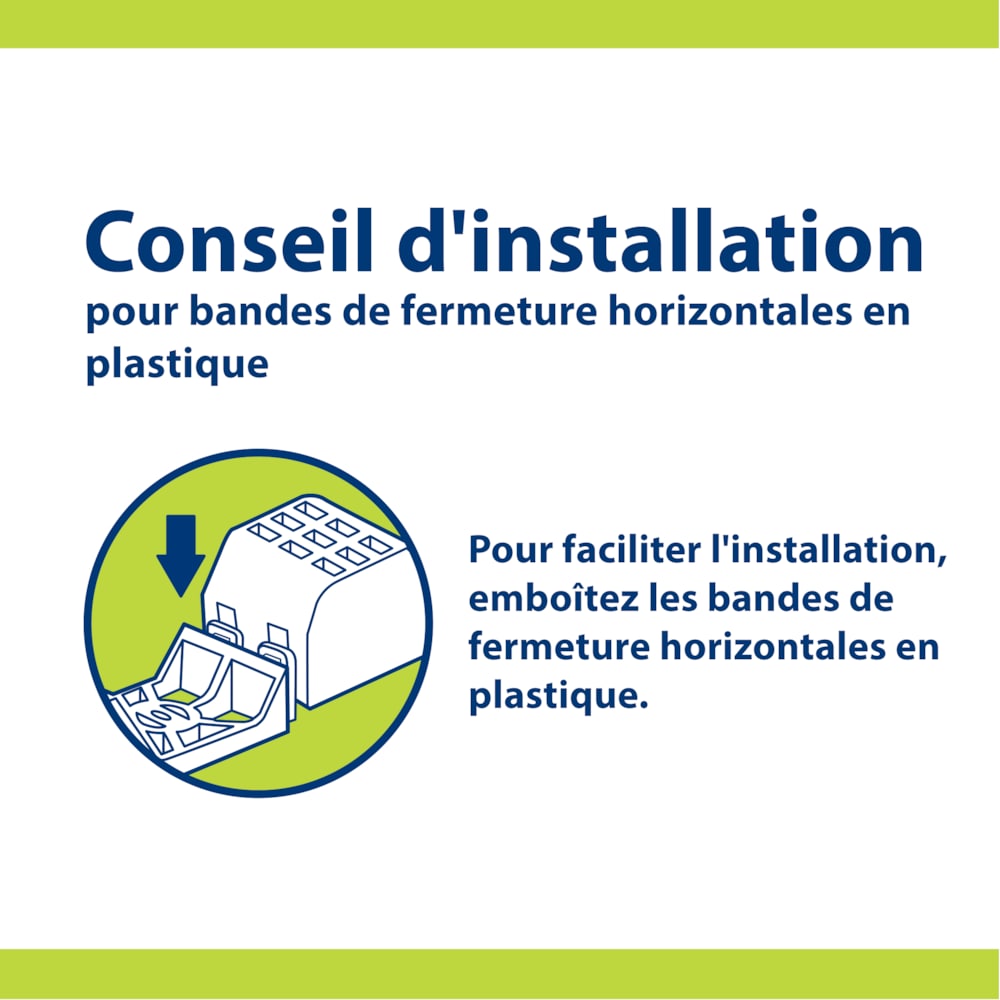 24 in. Horizontal Plastic Roof Closure Strips (6-Pack)