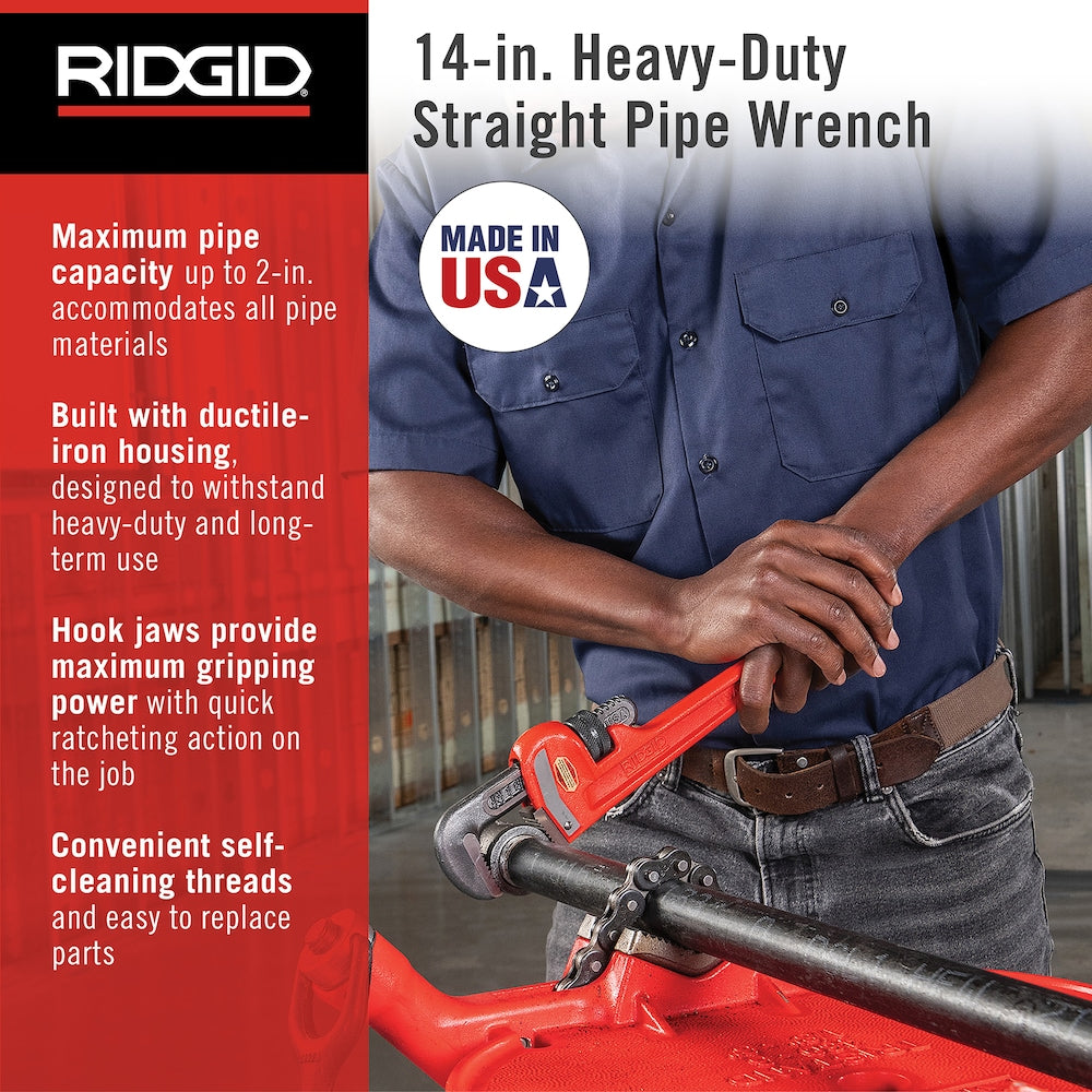 14-inch Steel Pipe Wrench