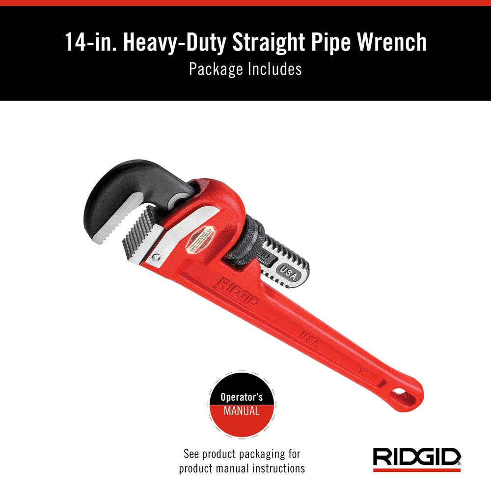 14-inch Steel Pipe Wrench