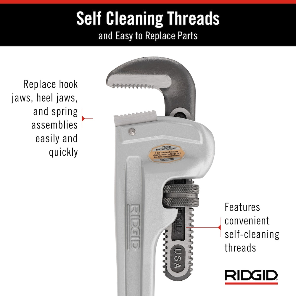 18 In. Aluminum Pipe Wrench