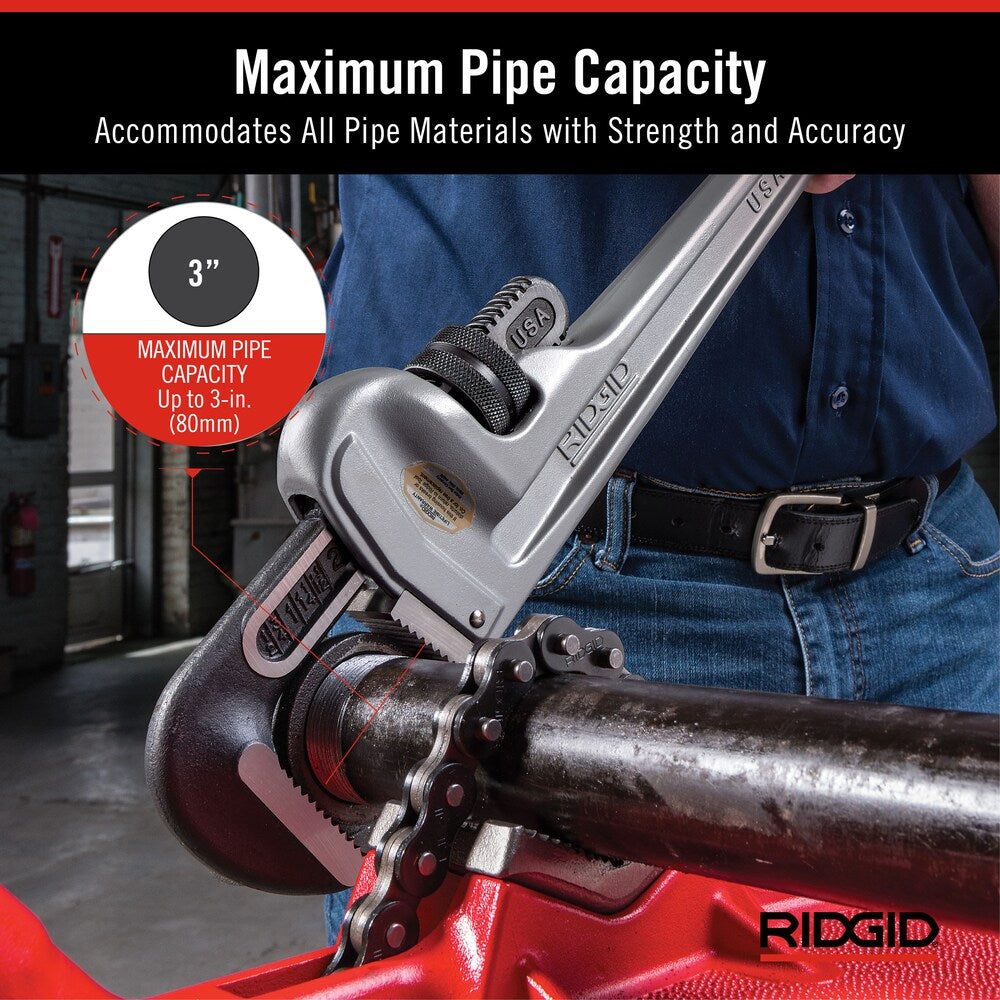 24 In. Aluminum Pipe Wrench