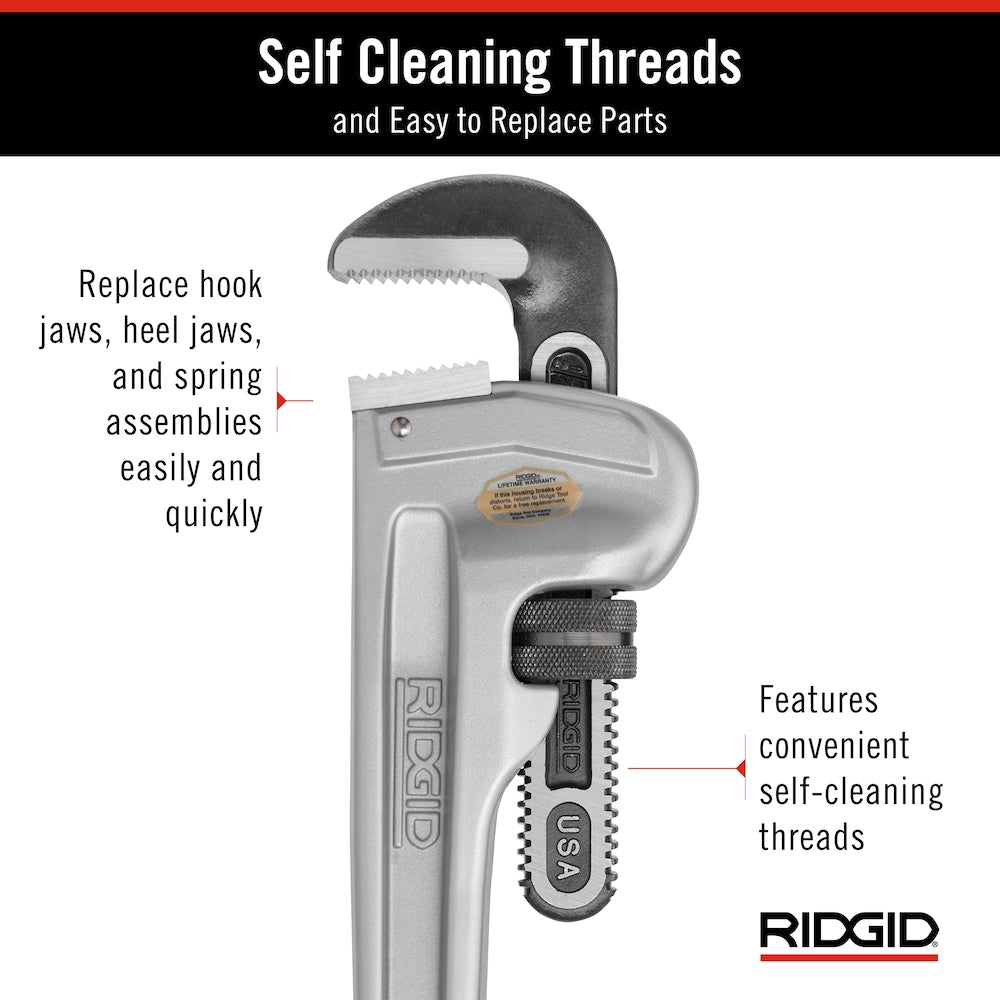 24 In. Aluminum Pipe Wrench