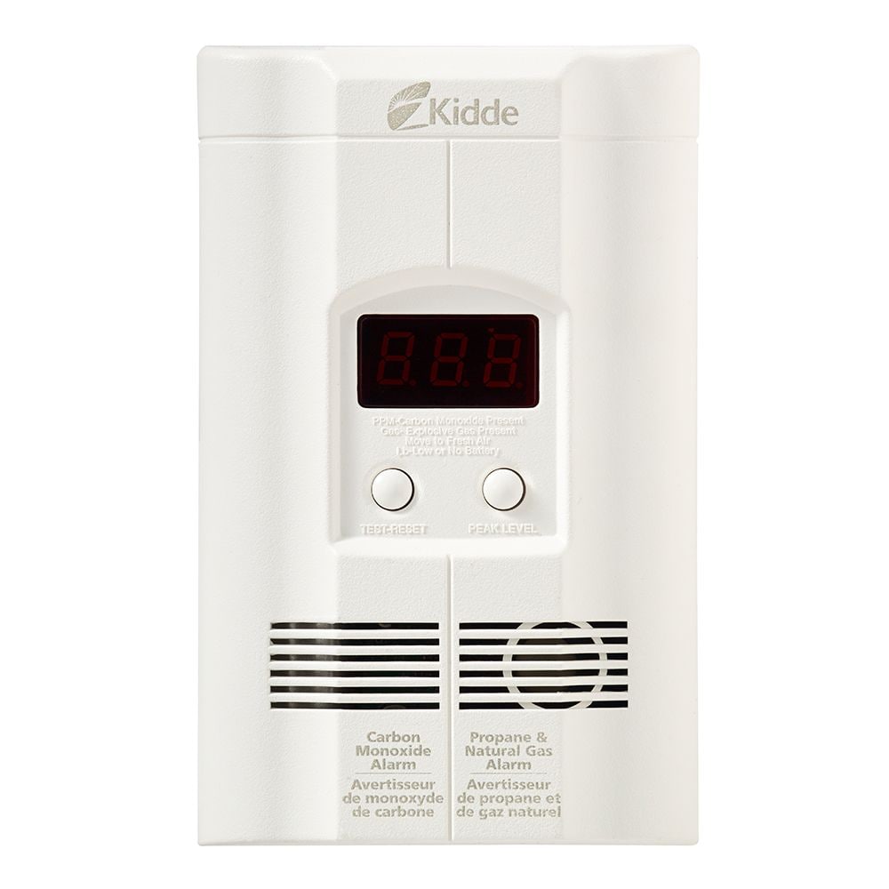 Plug-In Carbon Monoxide, Propane, Natural Gas Alarm with Digital Display