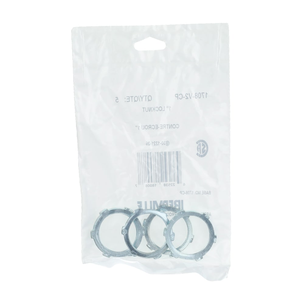 Contre-écrou en acier 1 po (sac de 5 unités)