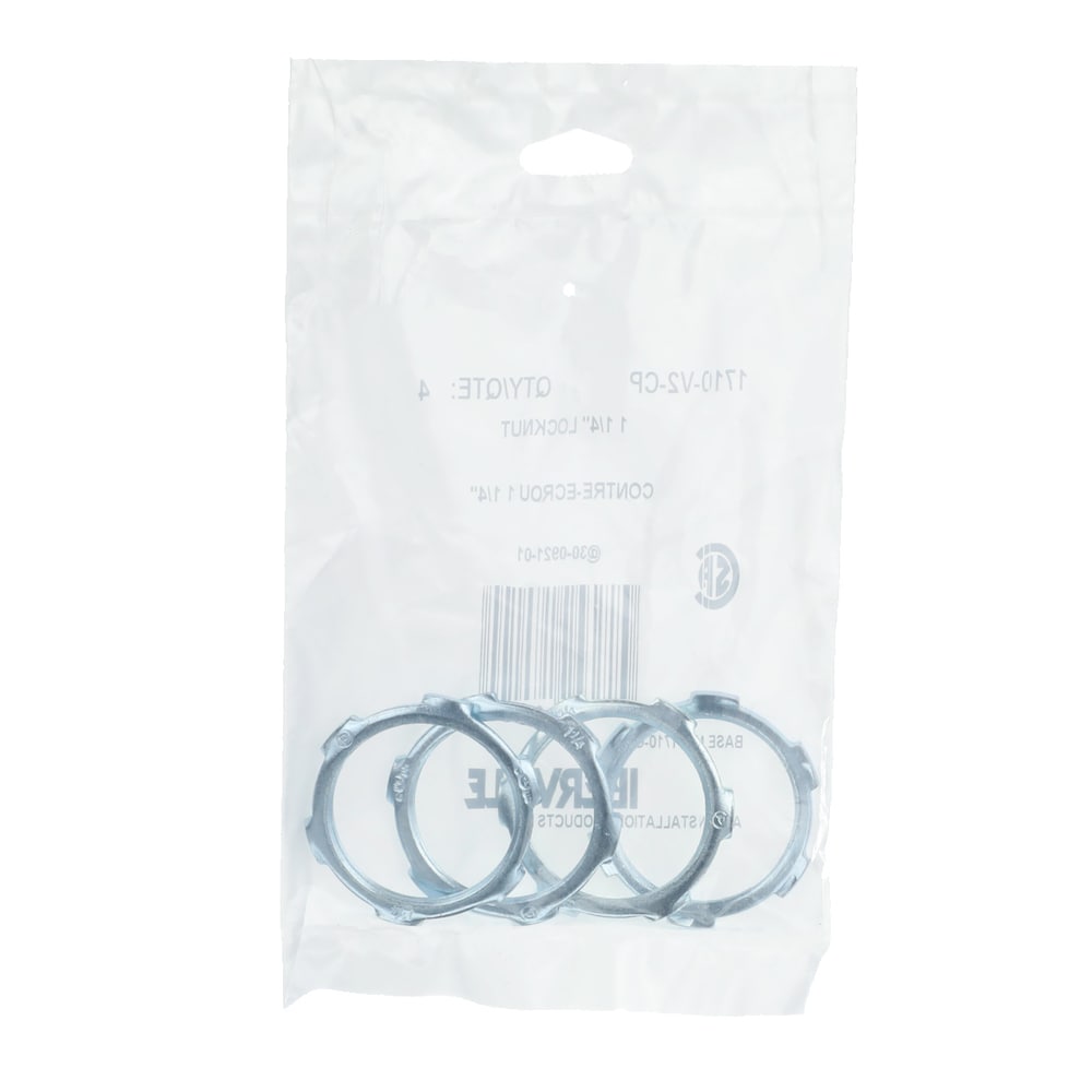 Steel locknut 1-1/4 in. (Bag of 4 units)