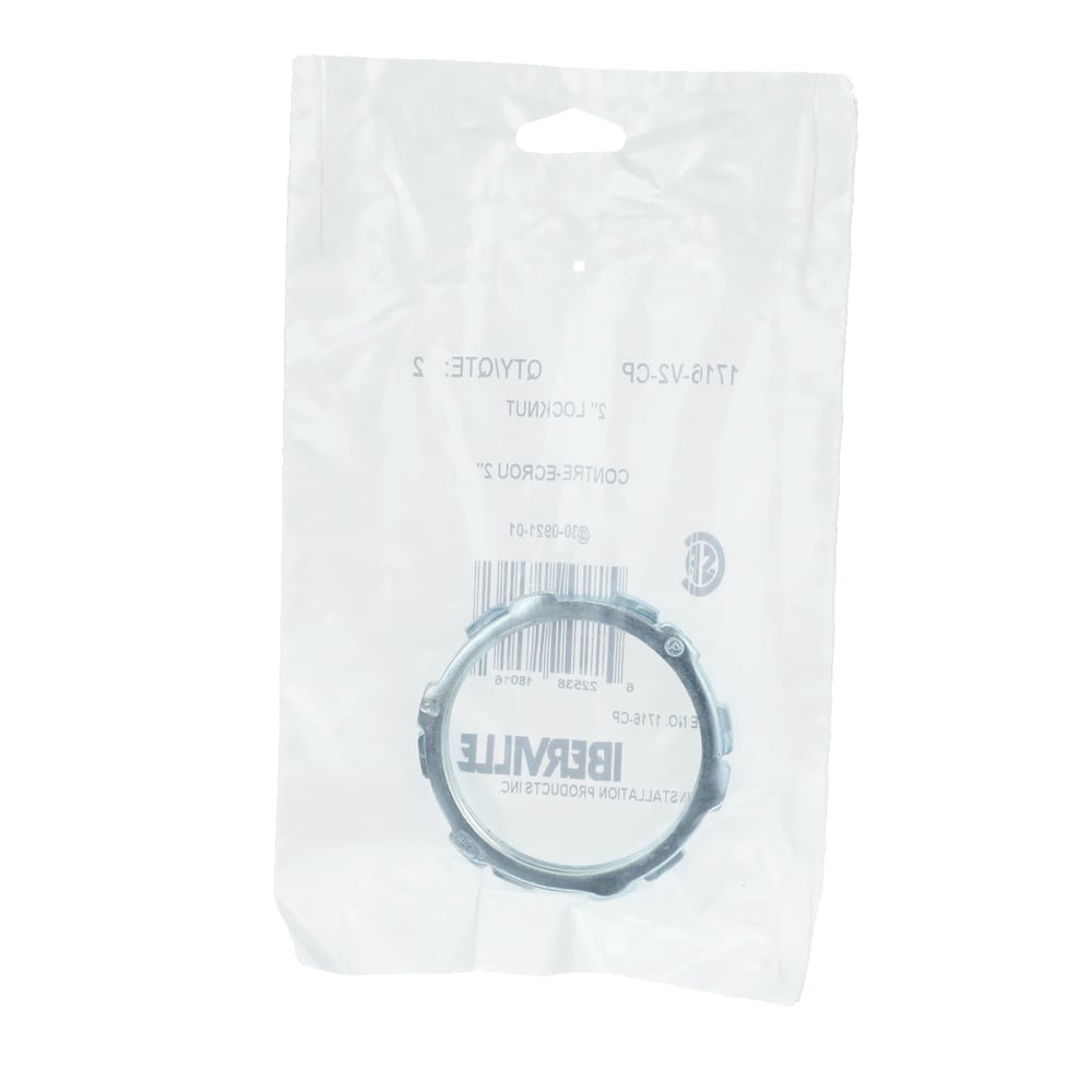 Steel locknut 2 in. (Bag of 2 units)