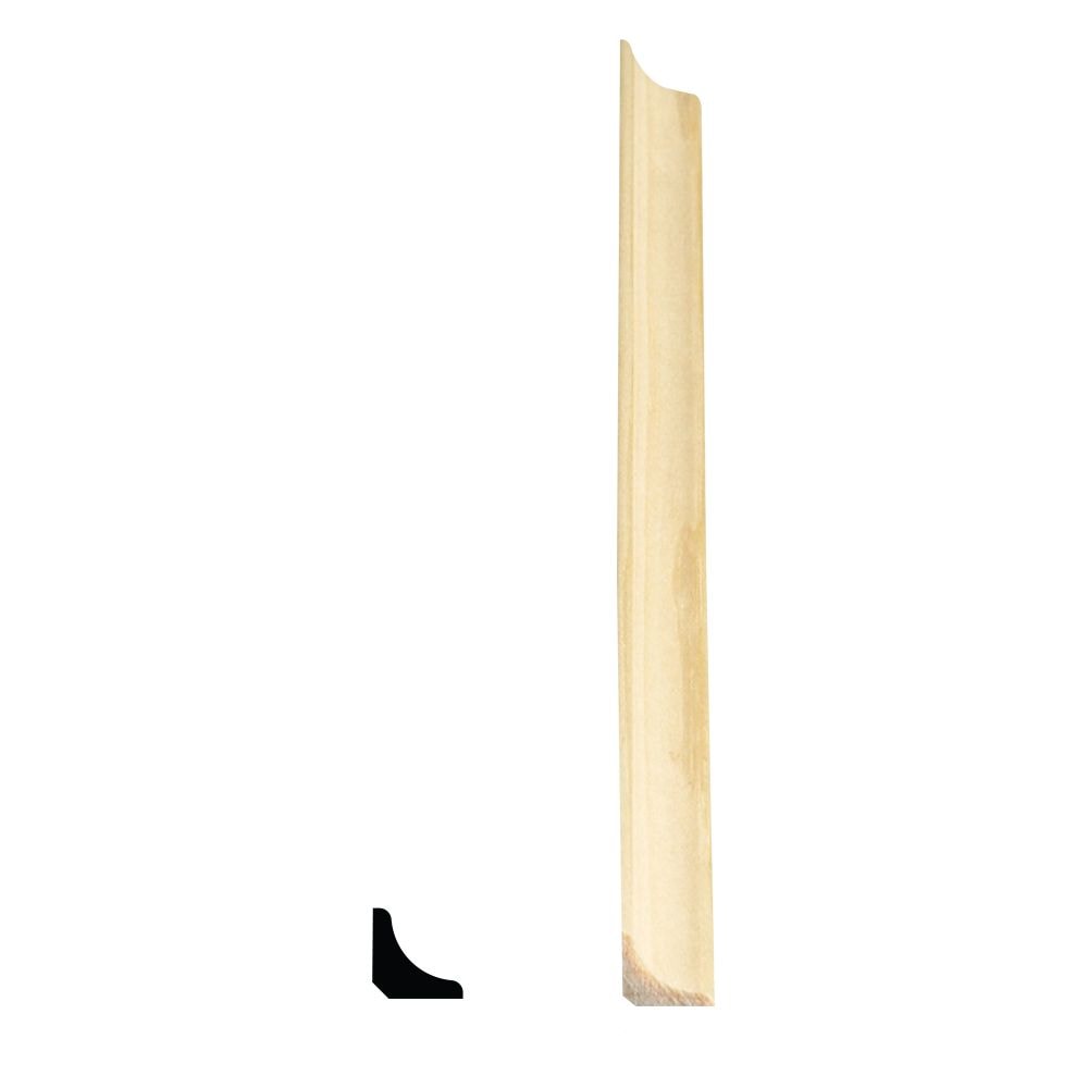 1/2-inch x 1/2-inch x 8 ft. Solid Clear Pine Cove