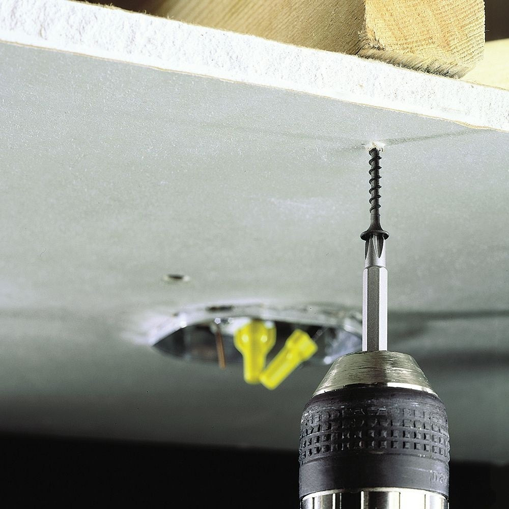 #10 x 1-1/2 -inch Flat Head Phillips Drive Laminating Screws, Coarse, Black Phosphate, 100pcs