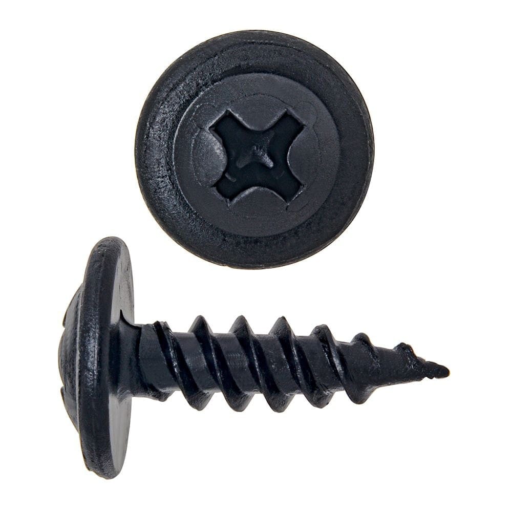 #8 x 9/16-inch Wafer Head Phillips Drive Fine Thread Phosphate Framing Screws - 100pcs