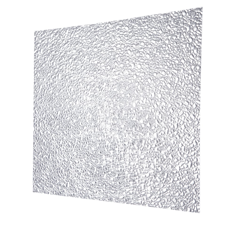 Cracked Ice Clear Acrylic Lighting Panel - 23.75 Inch x 47.75 Inch