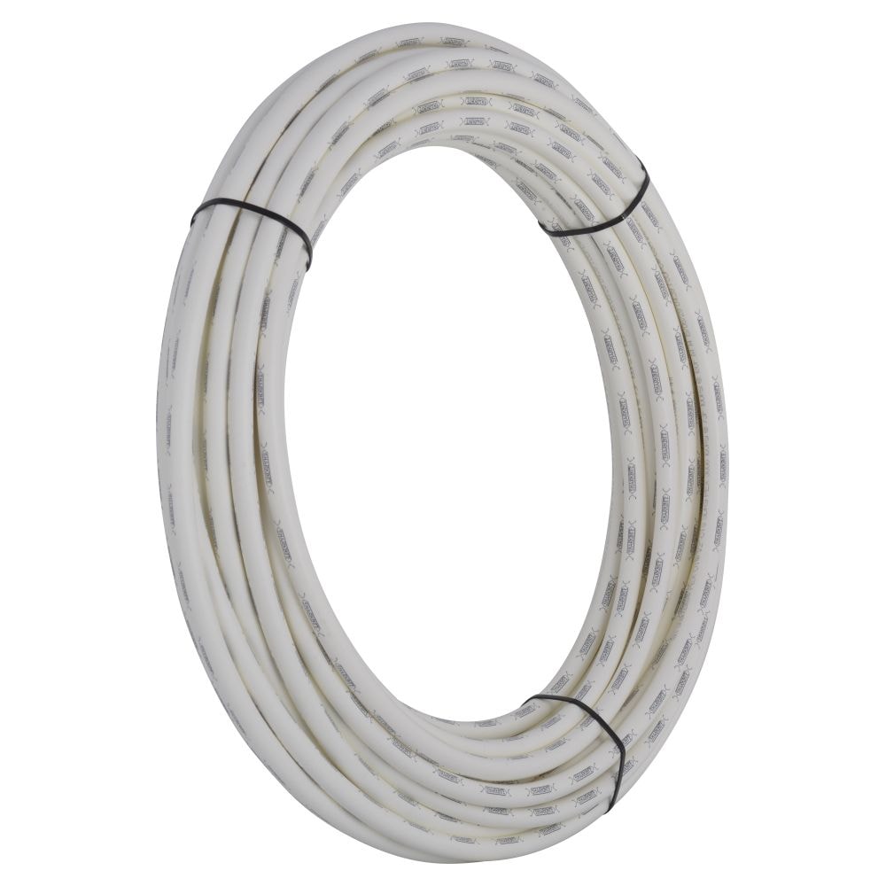 Bobine de tuyau PEX de 1/2 po x 100 pi en blanc