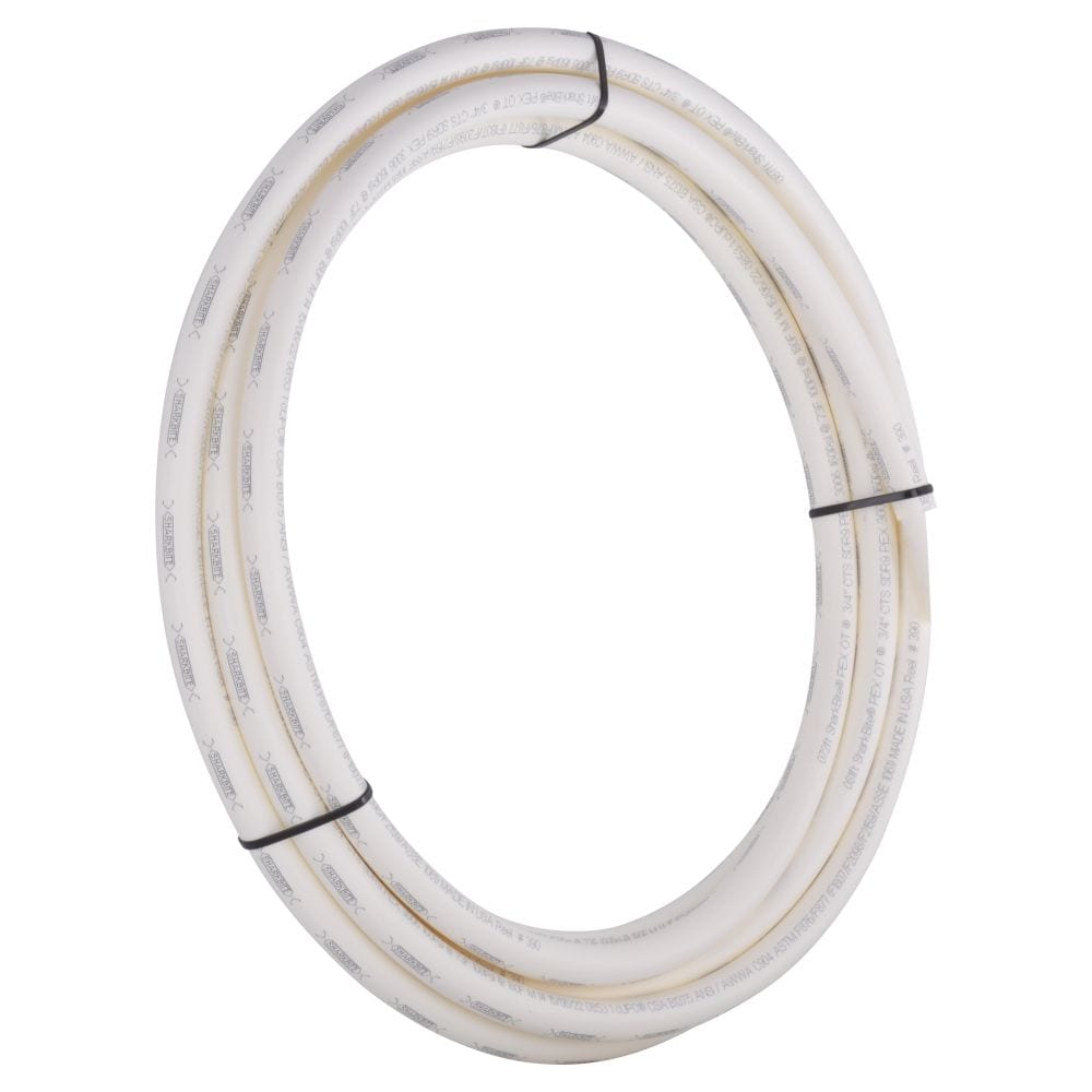 Bobine de 3/4 po PEX 25 pi blanche