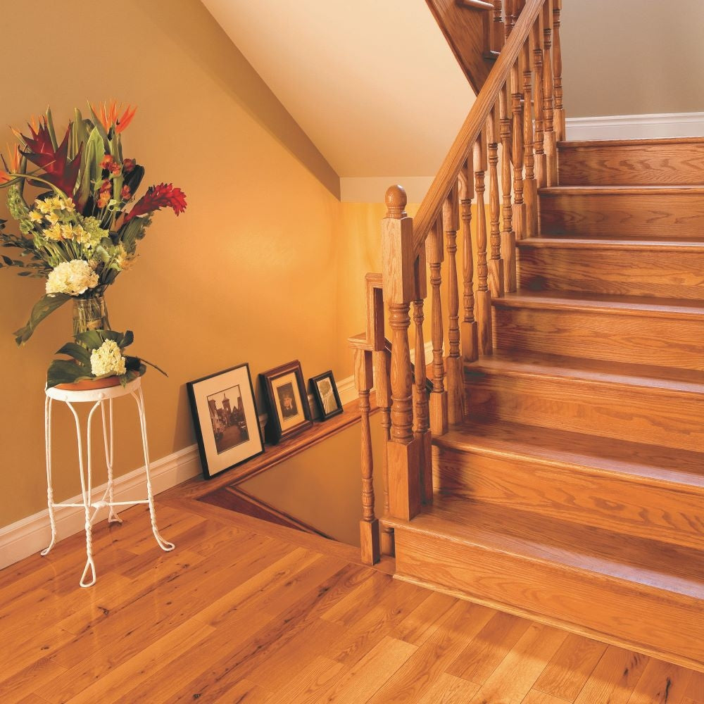 1 1/16-inch x 10 1/2-inch x 42-inch Unfinished Oak Stair Tread