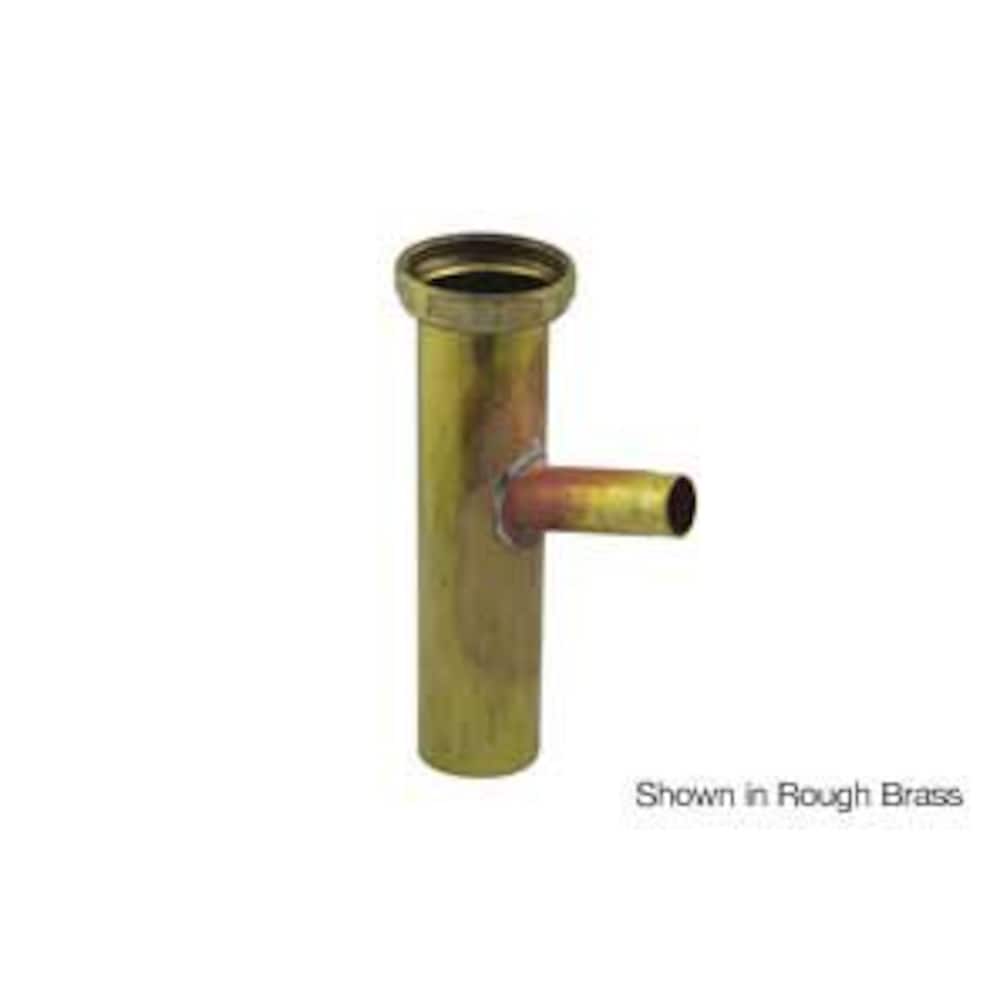 Brass Dishwasher Tailpiece With 1/2" Clamp Style Connect